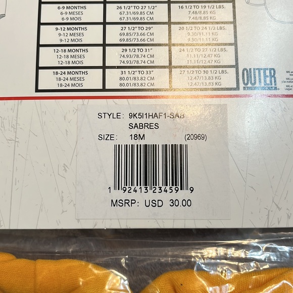 3 piece NHL Buffalo Sabres - Picture 5 of 5